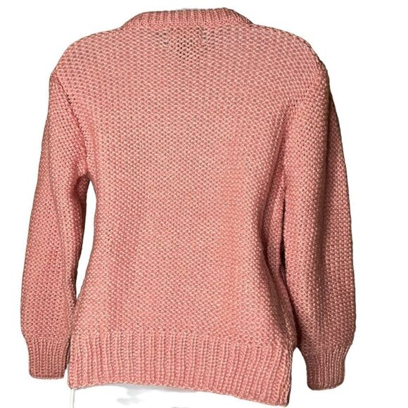 Vintage Mister Noah Pink Knit Sweater - Picture 7 of 8